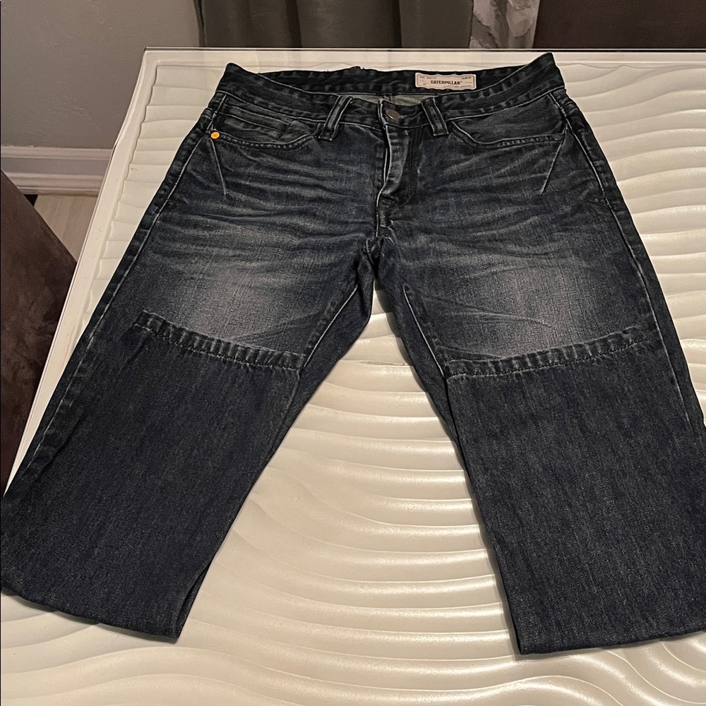 Caterpillar Men's Deep Indigo Relaxed Jeans